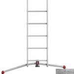 نردبان ترکیبی حرفه‌ای S100 ProfiLOT سه بخشی 3×12 پله هایلو - Image 8