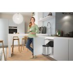 سطل زباله توکار Compact-Box M سفید هایلو - Image 6