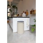 سطل زباله تاچ بین نیو 40 لیتر بژ برابانتیا - Image 6