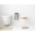 سطل زباله تاچ بین 3 لیتر استیل مات برابانتیا - Image 11