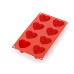 قالب سیلیکونی قلب 8 تایی لکوئه