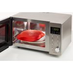 ظرف سیلیکونی املت میکر اسپنیش مایکروویو قرمز لکوئه - Image 6