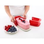 قالب سیلیکونی مستطیل 24 سانتیمتر با سینی سرو قرمز لکوئه - Image 5