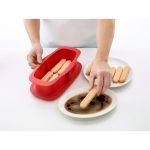 قالب سیلیکونی مستطیل 24 سانتیمتر با سینی سرو قرمز لکوئه - Image 7